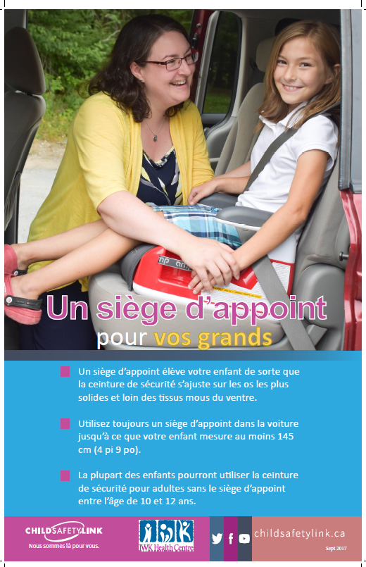 Booster seat poster French